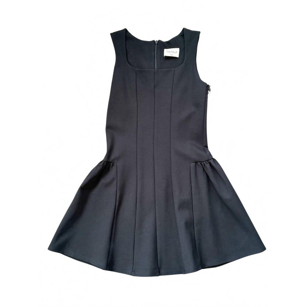 NEW TENLY girl's ponti skater dress in blue